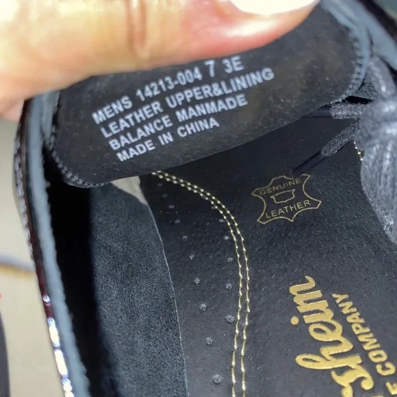 Florsheim Dress Shoes Tux Cap Toe Oxford Black Patent Leather NEW 7 3E X-Wide - Picture 6 of 7